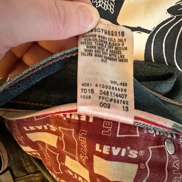 LEVI'S 511 | Distressed Lived-In Vintage Wash Denim Jeans *Rare* - Picture 9 of 11